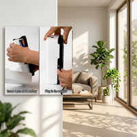 Diffuseur de parfum mural compact à piles pour la maison, idéal pour la chambre et le salon, diffuseur d'odeurs pour usine