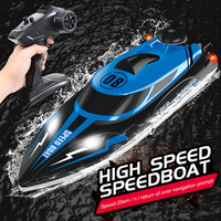 Bateau radiocommandé HJ808 22 KM/H, bateau à vitesse rapide, Navigation athlétique, bateau de course électrique à rotation automatique, offre spéciale