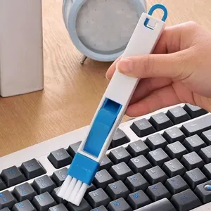 Multifunctional Mini Plastic <b>Window</b> <b>Cleaning</b> <b>Brush</b> with Nylon Bristles Portable for Door <b>Window</b> Slot Household <b>Cleaning</b> Tool - Product Image 1