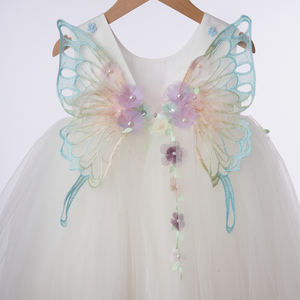 लोकप्रिय कस्टम मेड वेडिंग एपलिक फीटी, राजकुमारी सस्ते बच्चों ने फूलों की लड़कियों के कपड़े पहने - Product Image 4