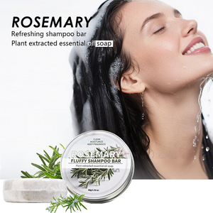 Organic Solid <b>Shampoo</b> Bar with Rosemary Oil for Thinning Strengthens Thickens Controls Oil Dandruff Soap for Scalp Cleansing - Product Image 1