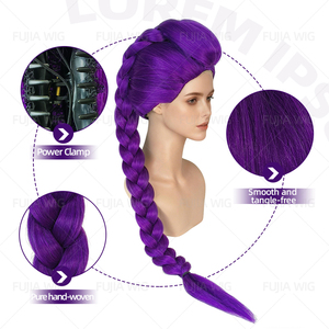 Fujia Rumi Zoey parrucca sintetica per capelli accessori K-Pop cacciatori di demoni HUNTR/X Rumi parrucca <span class=keywords><strong>Cosplay</strong></span> da donna - Product Image 6