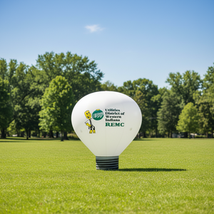 Balon Udara Dingin Berlampu Tiup yang Dapat Disesuaikan dengan Pencetakan Logo Kustom - Product Image 1