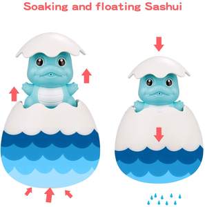 Jouets de Bain en Forme d'Œufs de <span class=keywords><strong>Dinosaure</strong></span> pour Bébé Jouets Flottants en Plastique à Pulvérisation d'<span class=keywords><strong>Eau</strong></span> pour Tout-Petits et Enfants Piscine Plage Baignoire Jeu Amusant - Product Image 4