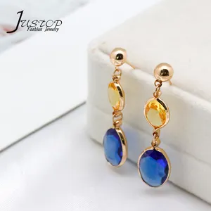 Fashion Stud Earrings 2020 Glass Crystal Earrings For Women Party Wedding Drop Earrings Jewelry Christmas Gift