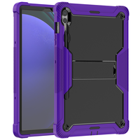 Étui de tablette robuste en silicone de qualité supérieure pour les professionnels du terrain avec support pour Samsung Galaxy Tab S9 Plus/S10 Plus