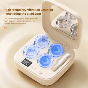 Dispositivo di Pulizia Automatica per Lenti a Contatto, Custodia Cosmetica per Occhiali, Macchina Elettrica a Ultrasuoni per Pulizia Lenti <span class=keywords><strong>OK</strong></span> - Product Image 2