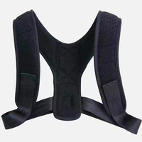 Correcteur de posture unisexe Bande de soutien de la colonne vertébrale et des épaules Attelle réglable pour le soulagement des bosses et la protection contre les maux de dos
