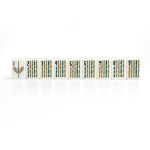 Juego de Fichas de Mahjong Americanas Red Lagoon de Acrílico 2026, Diseño Artístico Nuevo, Tamaño y Color Personalizables, Duraderas, Portátiles, Modernas, Plegables y Ecológicas - Product Image 3