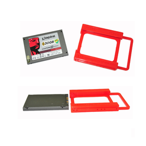 Usine en gros 2.5 à 3.5 pouces adaptateur de montage de <span class=keywords><strong>disque</strong></span> <span class=keywords><strong>dur</strong></span> en plastique <span class=keywords><strong>support</strong></span> de <span class=keywords><strong>support</strong></span> SSD et HDD - Product Image 5