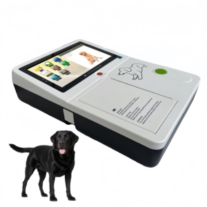 Draagbaar 12 Lood Veterinair Diagnostisch Apparaat Dierlijk Ecg Machine Kleur Touchscreen Ondersteunt Synchroon Printen 6-kanaal - Product Image 1