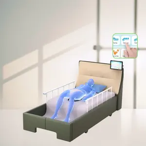 Cama de cuidados inteligente totalmente automatizada para idosos paralisados com controle totalmente automatizado para cuidados com banheiros e eliminação de resíduos.