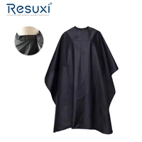 Cape de coupe de cheveux professionnelle avec cape de barbier de salon réglable, imperméable, cape de salon de coiffure
