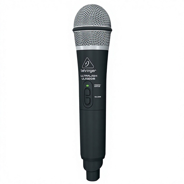 Behringer ULTRALINK ULM300USB High-Performance 24 GHz Digital Wireless System Handheld Microphone Dual-Mode USB Receiver for