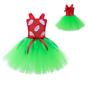 Disfraz de Princesa Hawaiana con Vestido de Malla Esponjosa <span class=keywords><strong>para</strong></span> <span class=keywords><strong>Niñas</strong></span>, Traje con Guirnaldas <span class=keywords><strong>para</strong></span> Fiesta de Baile DP117 - Product Image 6