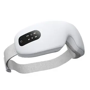 Mini equipo de masaje ocular inteligente, masajeador de ojos eléctrico avanzado portátil, máscara de vibración Ems, dispositivo con calor, 2023