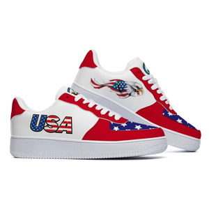 2025 Fabrication de chaussures personnalisées Sneaker USA Drapeau des États-Unis <span class=keywords><strong>Air</strong></span> Custom Made Premium Chaussures personnalisées de créateur pour hommes Baskets pour hommes - Product Image 4