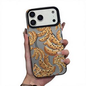 เคสโทรศัพท์ลายกล้วยน่ารักสำหรับ <span class=keywords><strong>iPhone</strong></span> 17 16 15 14 Pro Max, ใช้งานร่วมกันได้, เคสกันกระแทกพร้อมป้องกันเลนส์ - Product Image 1