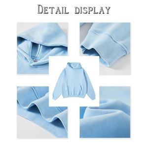 Sweat à capuche pour homme Streetwear imprimé personnalisé brodé hiver 100% coton éponge polaire haute qualité - Product Image 4