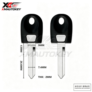 Llave de Motocicleta para <span class=keywords><strong>Ducati</strong></span> 748 749 848 999 1098 1198 Monsters 600 620 696 900 1000 S2R S4R ST3, Llave de Motocicleta con Chip Desmontable - Product Image 2