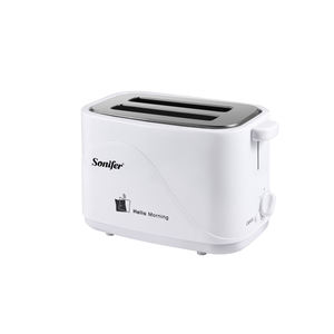 Sonifer SF-6005 도매 사용자 정의 가정용 220v 미니 플라스틱 조절 자동 팝업 전기 2 슬라이스 빵 토스터 - Product Image 5
