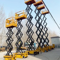 Plateforme élévatrice à ciseaux électrique autopropulsée, table élévatrice hydraulique, plateforme de travail en hauteur, fabrication chinoise, support OEM