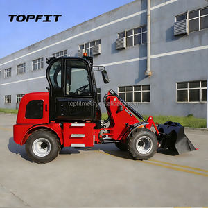 Chargeur frontal diesel TOPFIT H280 2,5 tonnes, capacité de la benne de 0,5 m³, haute efficacité, pour travaux de terrassement, rouge - Product Image 6