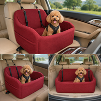 Verschiedene Farben Hunde-Autositz-Bett Schmutzabweisendes Tragbares Hundebett Auto-Reise-Kindersitz für Haustierprodukte