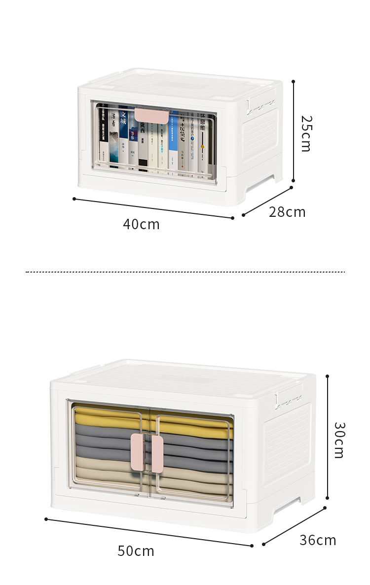 Multifunctional Plastic Folding Storage Box Collapsible Plastic Box for Home