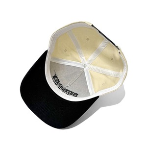 Nón kết nam chất lượng cao, thêu hai màu đen và be, logo tùy chỉnh, kiểu dáng thể thao, mũ bóng chày. - Product Image 5