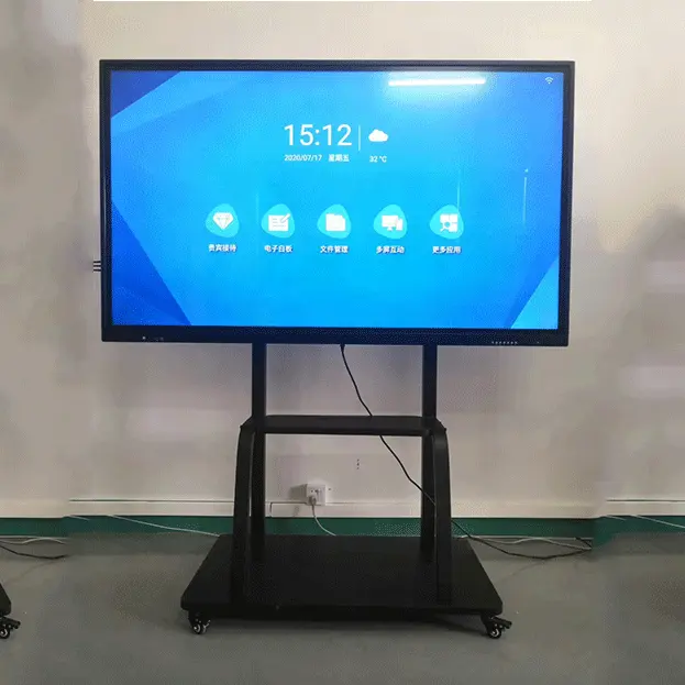 Pizarra con pantalla táctil LCD inteligente de 75 pulgadas, Panel interactivo, pizarra digital, tablero de presentador HD para clase educativa