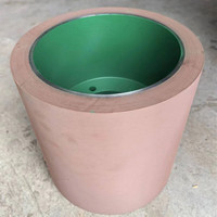 Rouleaux en caoutchouc avec tambour en fer 10 pouces pièce de rechange pour machine à riz