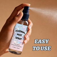 Semprotan Rambut Anti Frizz untuk Rambut Keriting/Lurus, Semprotan Silk Mist Penjualan Terlaris, Semprotan Pelindung Panas Khusus dengan Minyak Biji Kamelia