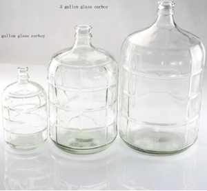 Trasparente 1 gallon 3 gallon 5 gallon acqua birra vino di frutta birra fatta in casa di vetro carboy - Product Image 4