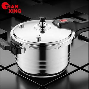 <span class=keywords><strong>Olla</strong></span> <span class=keywords><strong>a</strong></span> presión de acero inoxidable grueso para el hogar, 10 12 litros, Fondo de inducción, ollas de cocina al vapor instantáneas, válvula de liberación - Product Image 2