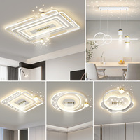 Luminaires de plafond personnalisés de luxe léger à la française, lustres de restaurant, lampes LED FullxSpectrum EyexCare pour salons, modernes et contemporains