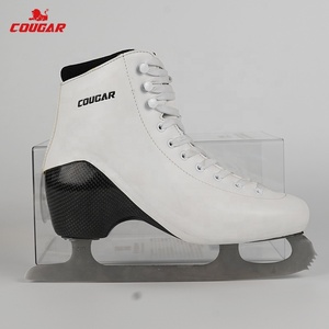 Classic <strong>White</strong> <strong>Ice</strong> <strong>Skates</strong> Race Figure Skating Shoe High Performance <strong>White</strong> Figure <strong>Ice</strong> <strong>Skates</strong> with Carbon Fiber Heel - Product Image 2