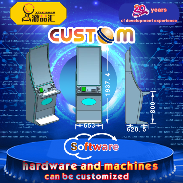 All-Design Arcade Coin Operated Monitor Amusement Stand Game Machine Cabinets with 1-Year Warranty English Language 1 Player