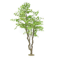 Arbre d'érable artificiel en PVC personnalisé et plante verte pour la décoration intérieure commerciale et l'aménagement paysager