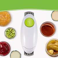 Ouvre-bocal automatique à une touche Ouvre-bouteille électrique en conserve Mains libres Gadgets de cuisine Aide essentielle à la maison