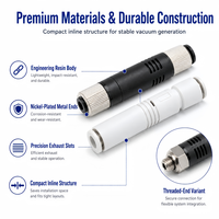 Generador de Vacío Neumático Compacto en Línea ZU05S/L ZU07S VML1006/1008 ZV-06/08 con Fuerte Succión para Automatización