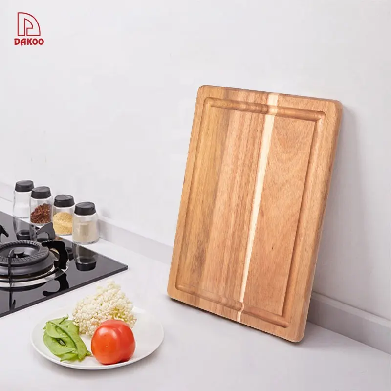 Eco-friednly acacia wood thick and durable cutting board