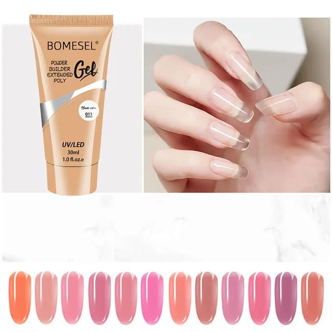 Toptan 15ML 30ML yüksek kaliteli jel nail art lehçe UV jel jel jel hızlı uzatma fototerapi tutkal