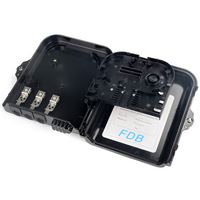 Caja de Distribución Óptica FTTH 8 Hilos 1:8 PLC Negra Blanca NAP ODP Sólida FTB NAT FTTH, Cable de Fibra sin Cortar, Terminal de Acceso y Caja Divisora