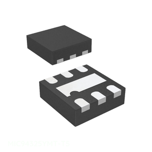 MIC94325YMT-T5 6 UFDFN ชิ้นส่วนอิเล็กทรอนิกส์สำหรับการจัดการพลังงาน (PMIC) แบบแผ่นต่อสายภายนอก  ช่องจำหน่ายจากผู้ผลิต - Product Image 1
