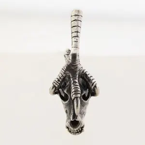 Factory Custom High-End Schmuck Hip Hop Big Anhänger Sterling Silber Eagle Skull Halskette Anhänger