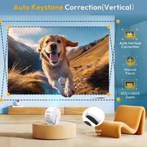 Tripsky Thông Minh Xách Tay <span class=keywords><strong>Projector</strong></span> - <span class=keywords><strong>Android</strong></span> 13 Dual Wifi LCD Video Thông Minh Máy Chiếu Cho Rạp Chiếu Phim Gia Đình 4K Máy Chiếu Mini - Product Image 5