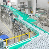 Système de déstackage automatique de bouteilles et de canettes LWT à économie d'énergie, de qualité alimentaire, avec mécanisme de serrage, partition supérieure et aspiration automatique sur palette