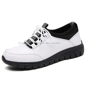 Genuine Women's Spring New Style Small Leather <b>Shoes</b> Korean Style <b>Soft</b> Sole Versatile Cow Tendon Mother's <b>Shoes</b> - Product Image 6