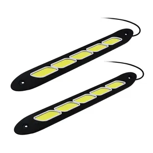 Hotselling 60 centimetri Luci Correnti di Giorno Dell'automobile LED di Segnale di Girata Flessibile Faro DRL Luce del Giorno con flusso